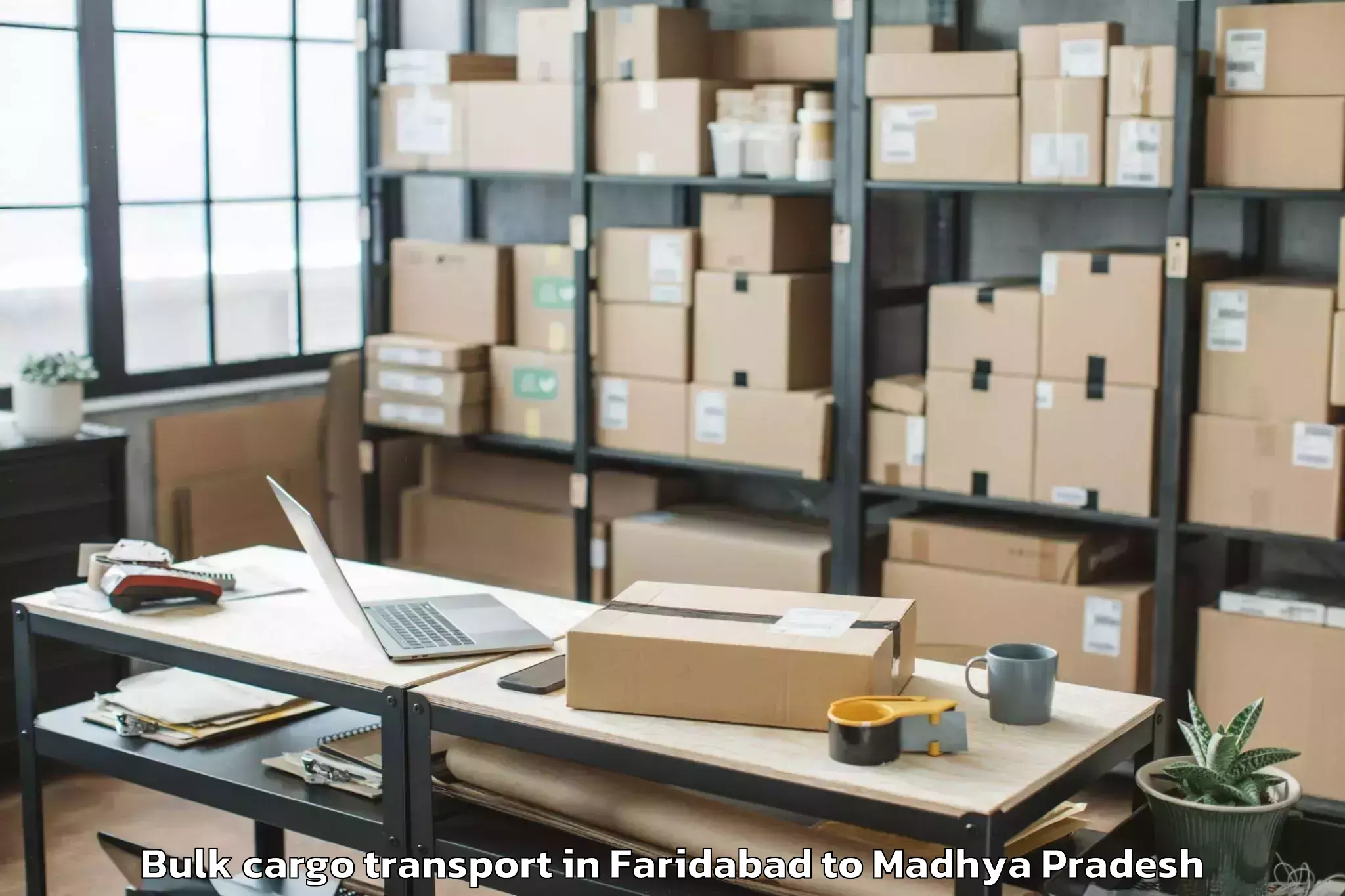 Faridabad to Dewas Bulk Cargo Transport Booking